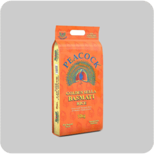Peacock Golden Sella Basmati Rice – 10Kg